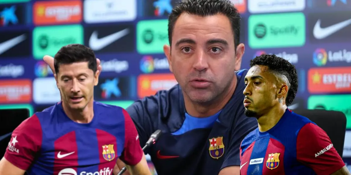 Lewandowski y Raphinha no hacen goles, la excusa de Xavi con ellos y la culpa para otros