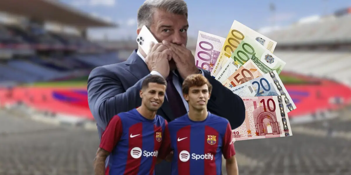 Los dos portugueses está a préstamo en el equipo y para que se queden, el Barça debería adquirirlos de manera definitiva