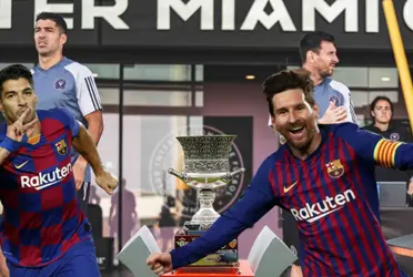 Los legendarios delanteros del Barça están reunidos en Miami y mira lo que harán cuando el el equipo este jugando ante el Madrid