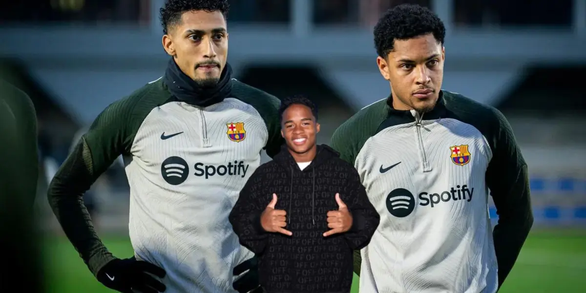 Mientras a Endrick lo llevan de fiesta, el gesto de Raphinha para Vitor Roque en Barça