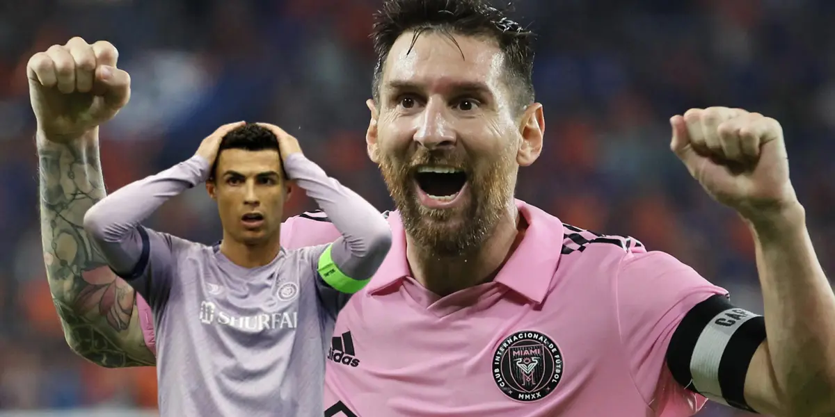 Mientras Cristiano Ronaldo mira con rabia, la nueva marca europea de Lionel Messi en Miami