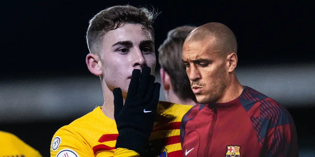 Mientras el Barça gana ante el Barbastro por Fermín López, Oriol Romeu casi lo lesiona