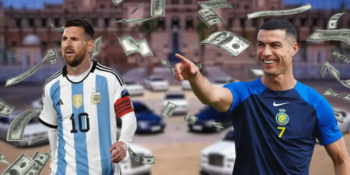 Mientras el portugués se gasta millones en autos, Messi pasa sus días haciendo acciones para los argentinos