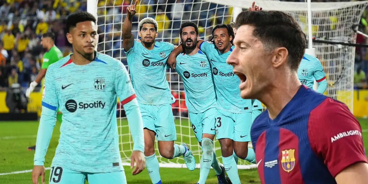 Mientras Lewandowski dio pena, así le fue a Vitor Roque debutando en Barça vs Las Palmas
