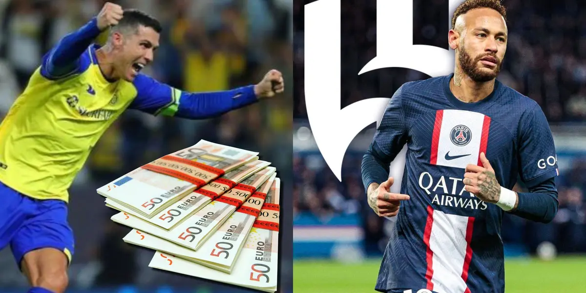Quieren llevarse a Neymar para Arabia y mira los millones que le ponen sobre la mesa, mientras CR7 está por los 200 millones