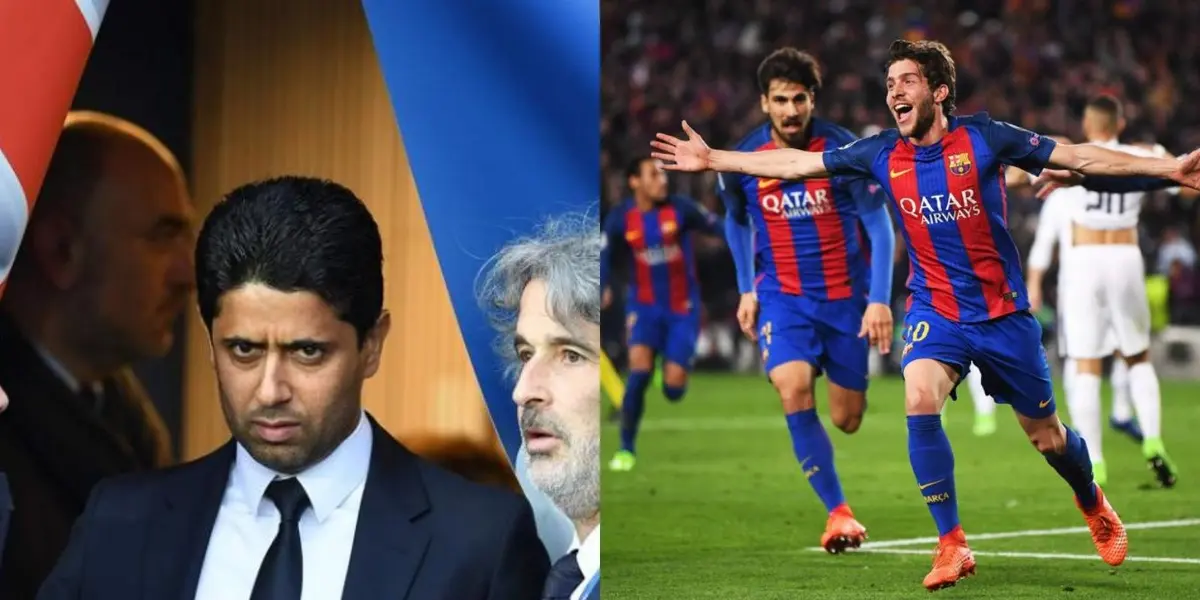 Se supo lo que hizo el presidente del conjunto parisino en aquella mítica noche de Champions en el Camp Nou