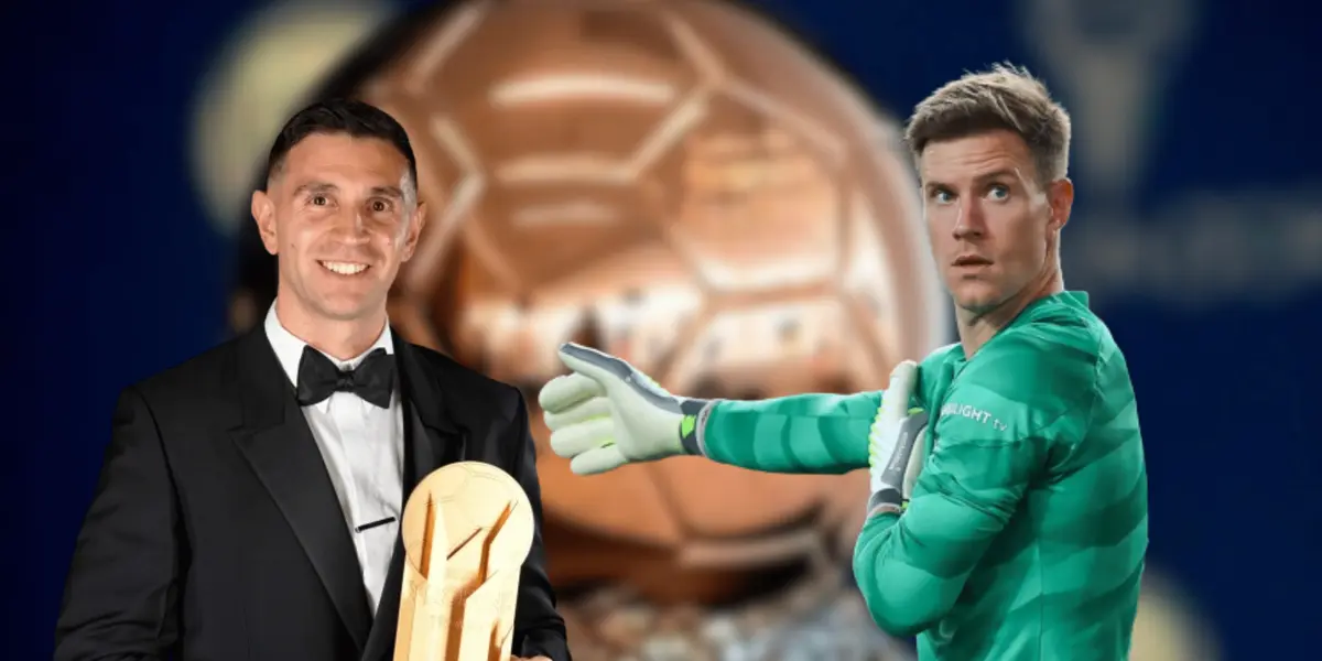 Ter Stegen se marcó una temporada espectacular en el curso pasado y no le dieron el Yashin en la gala del Balón de Oro, pero al menos tiene un reconocimiento
