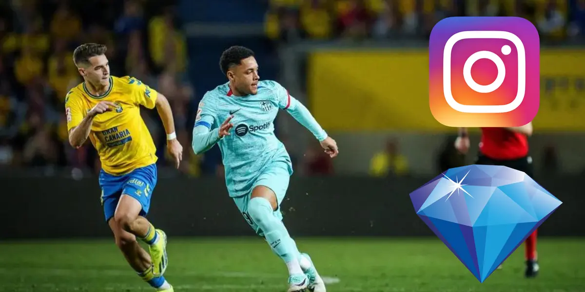 Tiene 16 años, se muere por jugar en el Barça y así felicitó a Vitor Roque por su debut