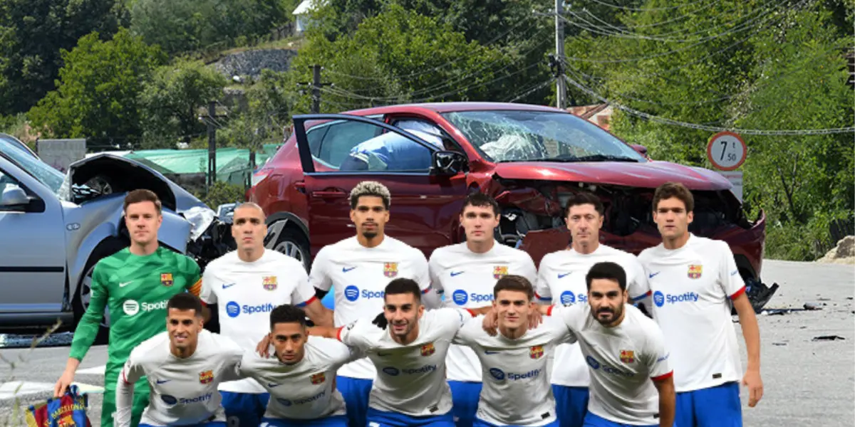 Un jugador que estuvo entrenando una semana en el Barça, se marchó a Inglaterra donde triunfó y ayer casi muere en un accidente