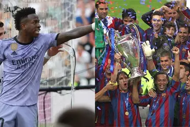 Una de las grandes leyendas del Barça salió en apoyo para Vinicius
