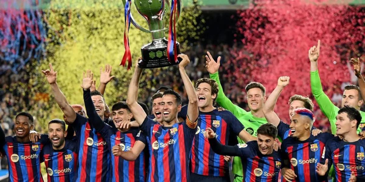Una leyenda blaugrana felicitó al equipo y a Xavi por conquistar una nueva liga