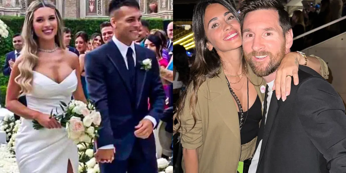 Varios jugadores de Argentina estuvieron en la boda de Lautaro Martínez, mira si apareció Lionel Messi con Antonela Roccuzzo