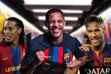 Vitor Roque llega a un Barça que ya cuenta con un brasileño, pero que ha sabido tener a los mejores de la historia