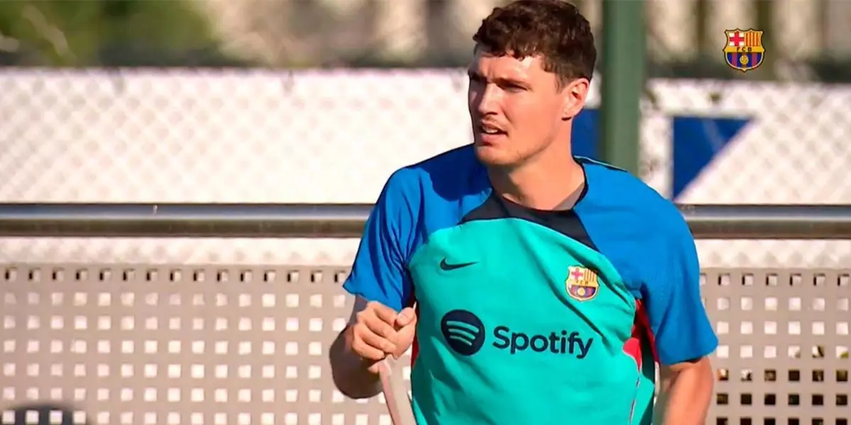 Xavi ha recibido una buena noticia en el entrenamiento de hoy y es la inclusión al grupo del defensa danés